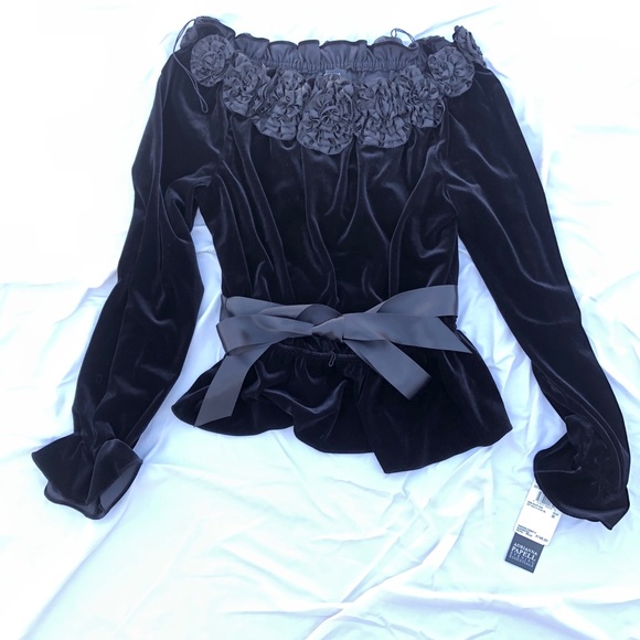 Adrianna Papell Black top - Picture 4 of 6